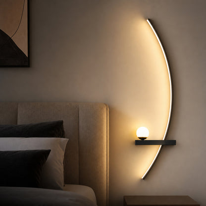 ALUNA Sculptural Wall Light Pair