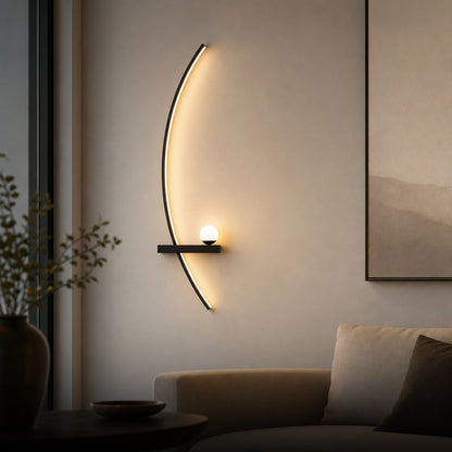 ALUNA Sculptural Wall Light Pair