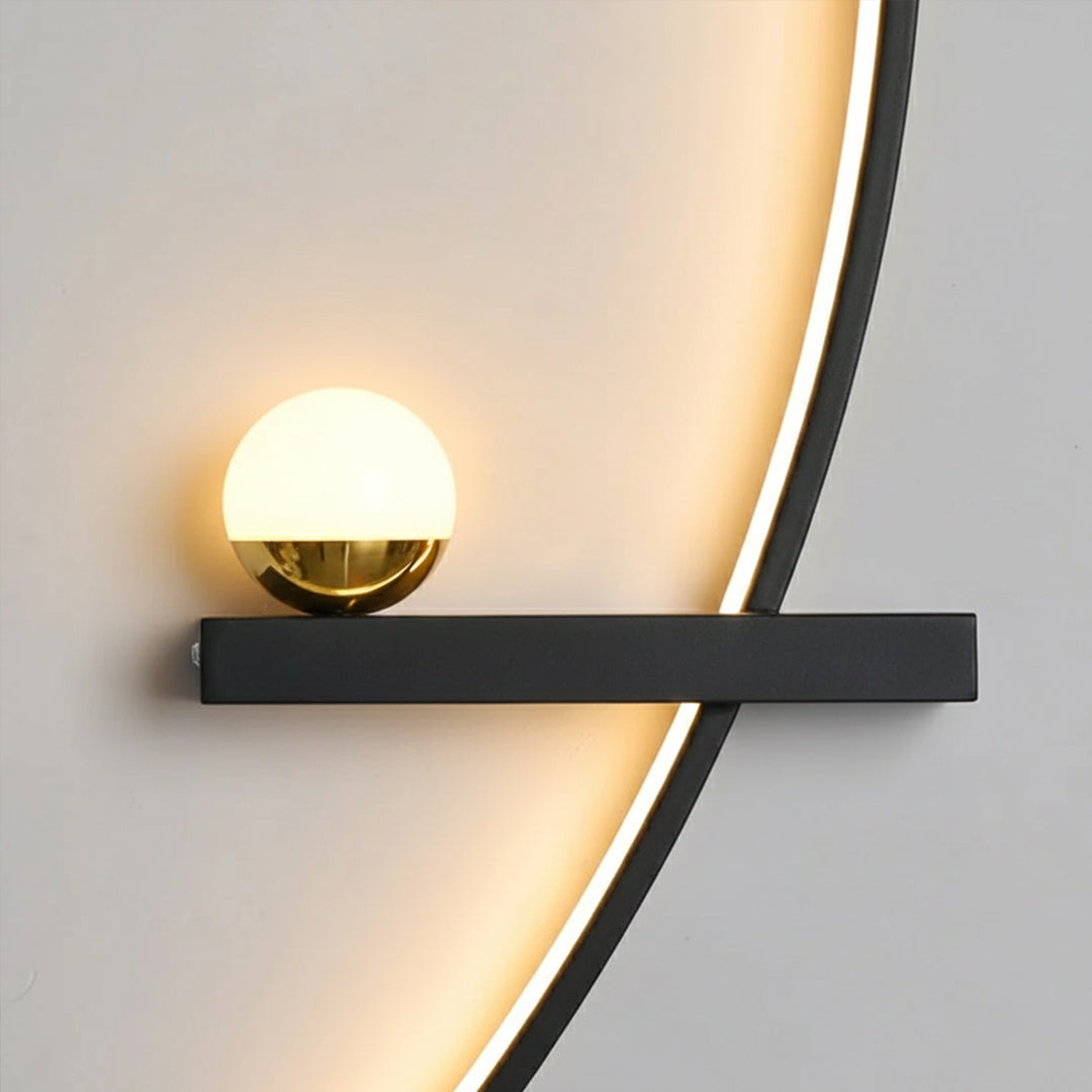 ALUNA Sculptural Wall Light Pair
