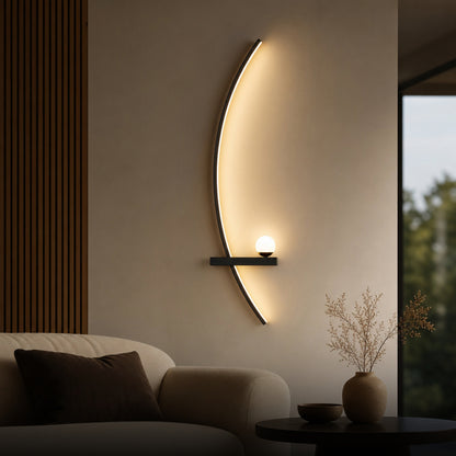 ALUNA Sculptural Wall Light Pair