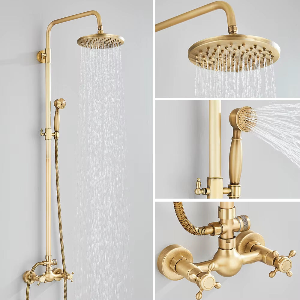 The Baroque Antique Brass Shower
