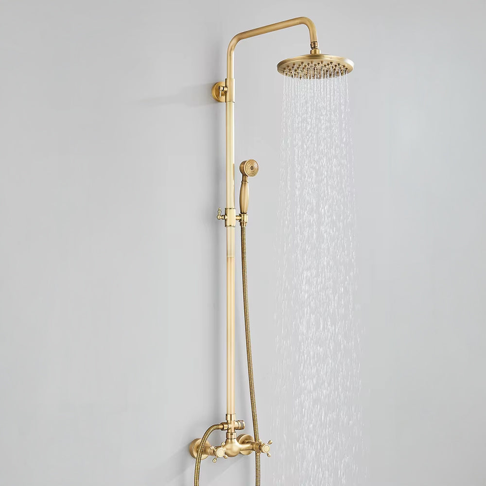 The Baroque Antique Brass Shower