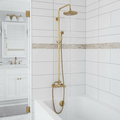 The Baroque Antique Brass Shower