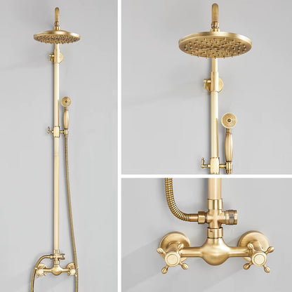 The Baroque Antique Brass Shower