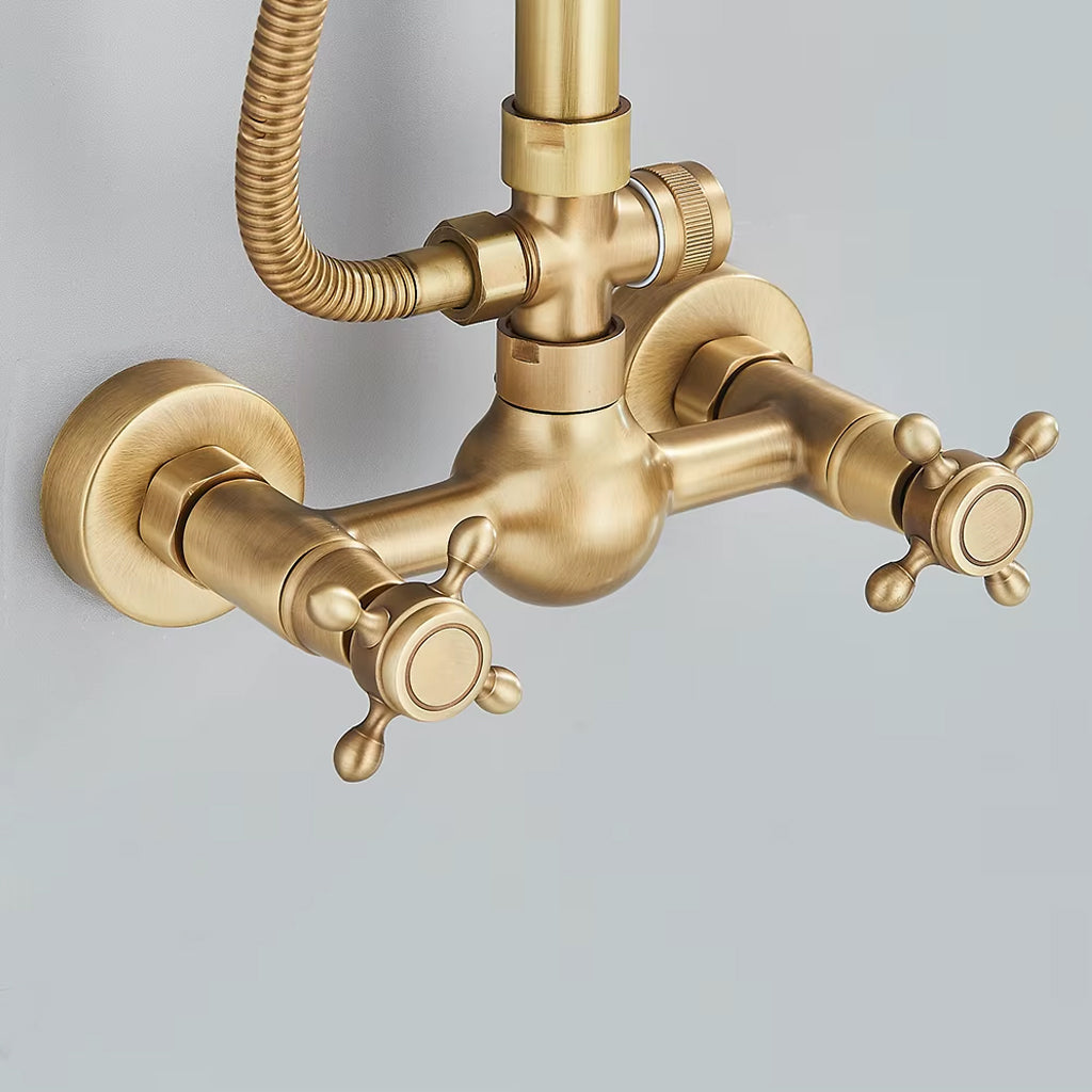 The Baroque Antique Brass Shower