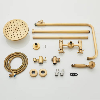 The Baroque Antique Brass Shower