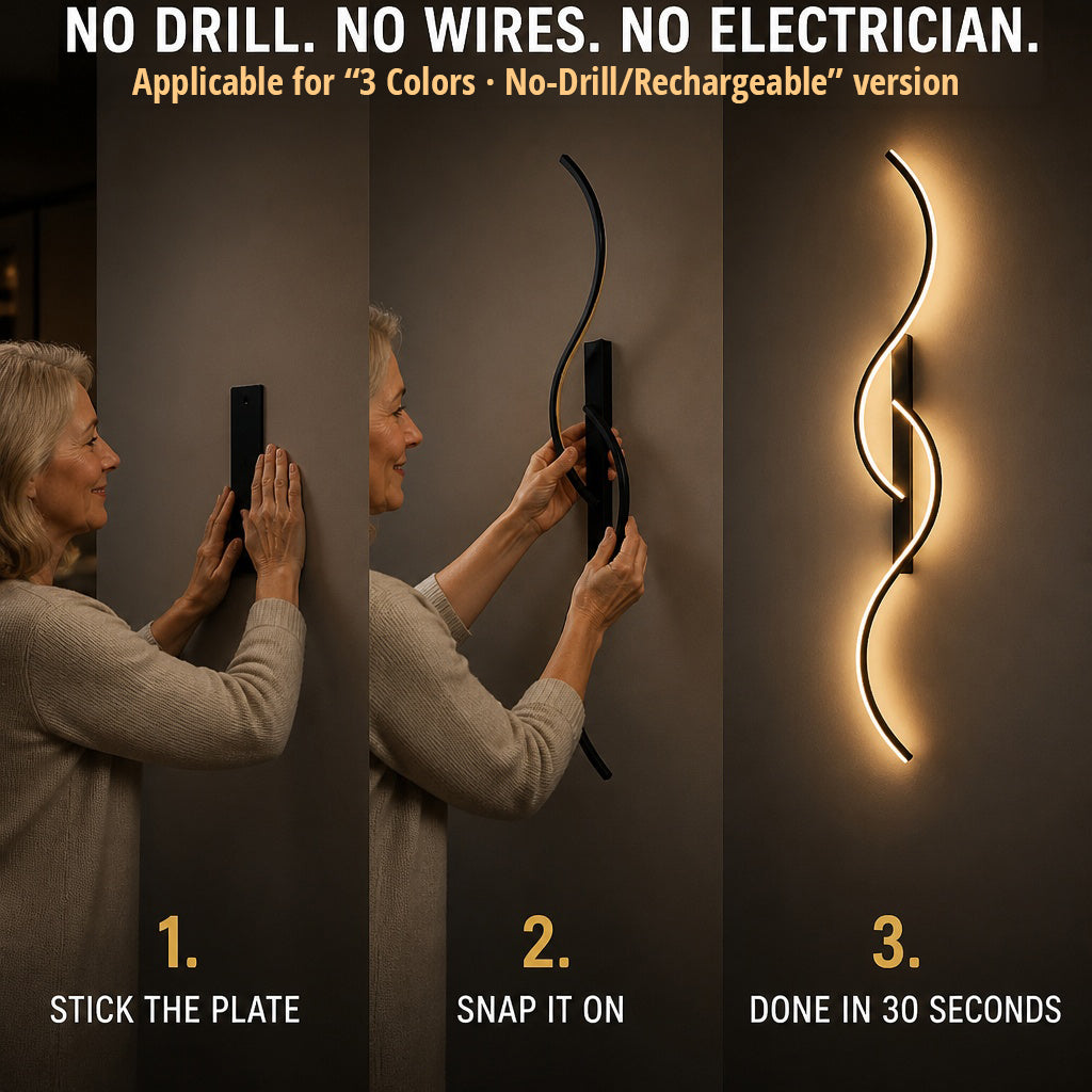SWELL Sculptural Wall Light